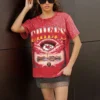 KANSAS CITY CHIEFS SKY'S THE LIMIT VINTAGE WASH RHINESTONE TEE 20 KANSAS CITY CHIEFS SKY'S THE LIMIT VINTAGE WASH RHINESTONE TEE