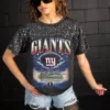NEW YORK GIANTS SKY'S THE LIMIT VINTAGE WASH RHINESTONE TEE 19 NEW YORK GIANTS SKY'S THE LIMIT VINTAGE WASH RHINESTONE TEE