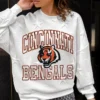 CINCINNATI BENGALS BIG PLAY ENERGY EMBOSSED STAR CREWNECK