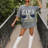 AKRON ZIPS ON THE BALL MINI RHINESTONE SHORT SLEEVE CLASSIC TEE 10 AKRON ZIPS ON THE BALL MINI RHINESTONE SHORT SLEEVE CLASSIC TEE