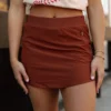 GET MOVIN SKORT IN COPPER 11 GET MOVIN SKORT IN COPPER