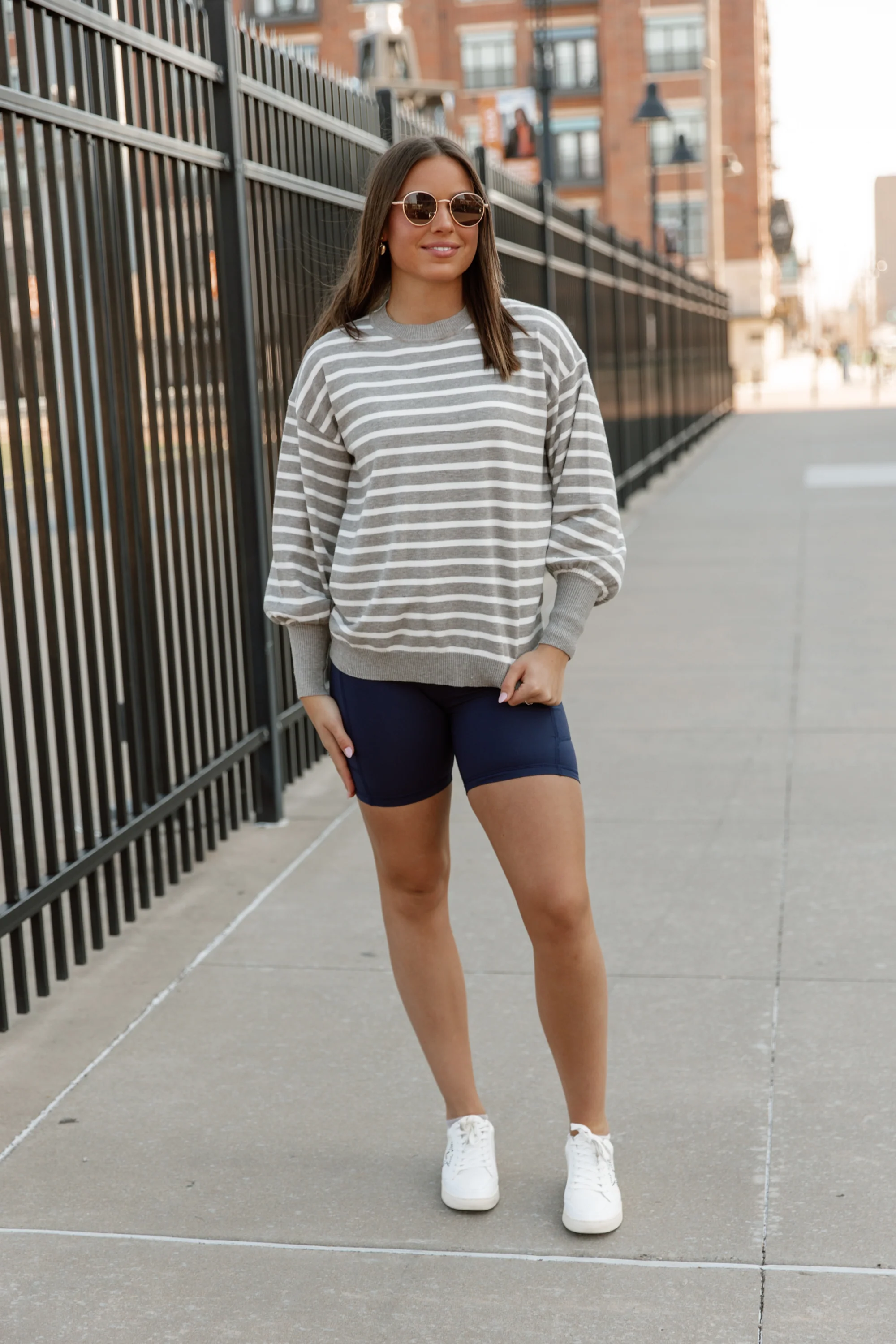 ALL THE THINGS BIKER SHORTS IN NAVY 3 ALL THE THINGS BIKER SHORTS IN NAVY