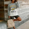 ALABAMA STATE HORNETS UPCYCLE AND VINTAGE FADED WASH CREWNECK PULLOVER 6 ALABAMA STATE HORNETS UPCYCLE AND VINTAGE FADED WASH CREWNECK PULLOVER